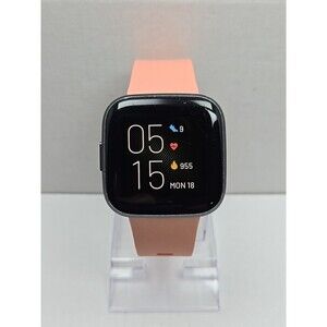 Fitbit Versa 2 Smartwatch Gray 40mm Alexa WR50M Always On Display W/ Charger